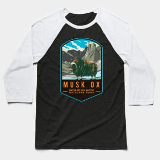 Gates Of The Arctic National Park - Musk Ox Baseball T-Shirt